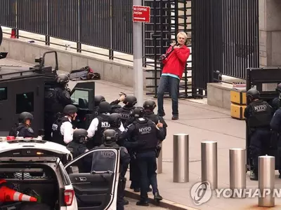 뉴욕 경찰, 유엔본부 앞에 총 들고 나타난 남성 체포
