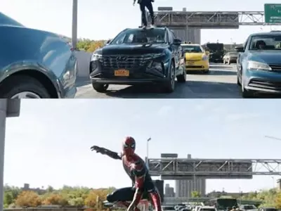 ‘스파이더맨’ 흥행 대박, 미소짓는 현대차