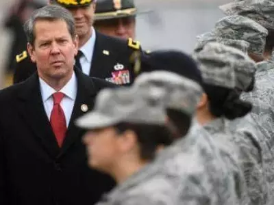 오미크론 최악, 조지아주 방위군 배치