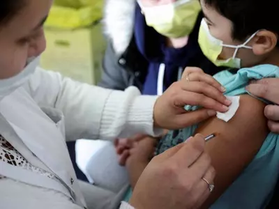 백신 못맞는 4세이하 코로나 입원환자 급증