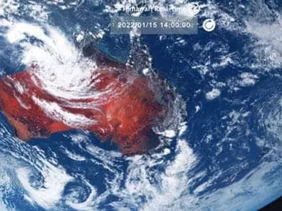 지구 밖에서도 보였다… 남태평양 해저화산 폭발 ‘패닉’