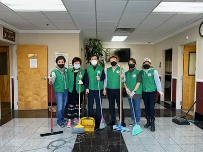 애틀랜타 한인회관 대청소