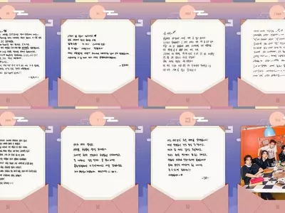 방탄소년단, 설날 친필 인사…"주어진 상황서 최선 다하겠다"