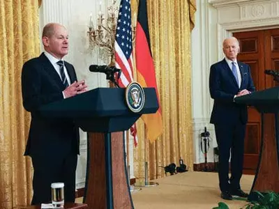 미·독, 정상회담…“중·러 도전에 공동 대응”