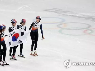 [동계올림픽] 쇼트트랙 여자 3,000ｍ 계주 은메달…한국 메달 순위 15위