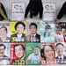 대선 D-19, 대통령 후보들 선거 벽보 등장