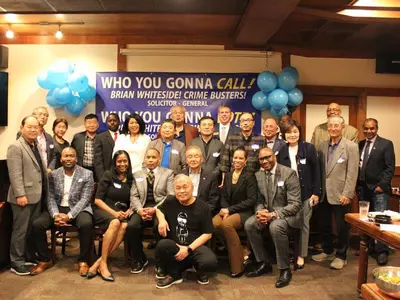 화이트사이드 검사장 재선 후원행사 열려