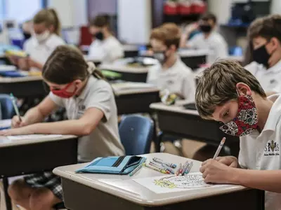 귀넷교육청 마스크 의무화 중단