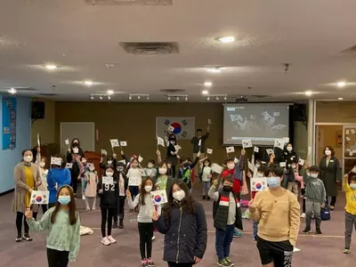 섬기는 한국학교, 삼일절 행사 개최