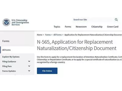 시민권 증서 분실, 어떡하나?