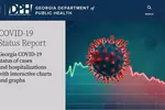조지아주 코로나 현황 통계 매주 1회로 변경