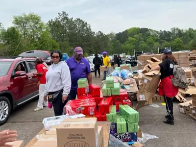 미션아가페 부활절 사랑나눔 행사