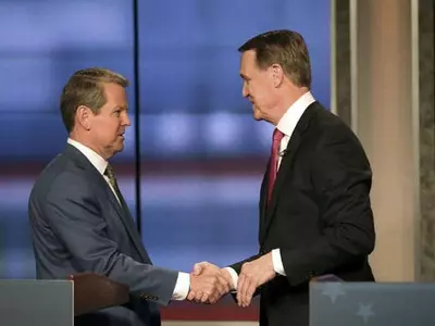 공화 주지사 후보 여론 켐프 크게 앞서