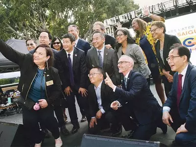 4.29 30주년, 한인타운서 한·흑 ‘화합의 함성’