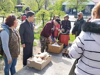 ‘비누 한 장으로 우크라이나 난민 20명 먹인다’