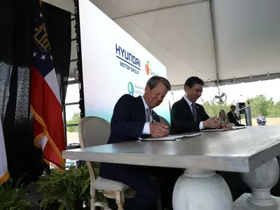 "5개주, 현대차 유치전쟁…정의선 2월 조지아 방문이 결정적"