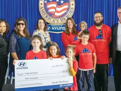 현대차, 퇴역군인 지원단체에 5만 달러 기부