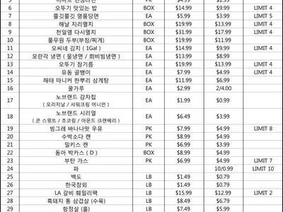 "와! 정말 싸네...시온마켓 초특가 6일장"