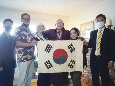 6.25 참전 노병이 보내온 ‘기적의 태극기’