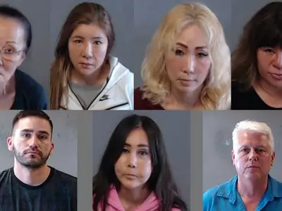 스파 한인여성 무더기 매춘 혐의 체포