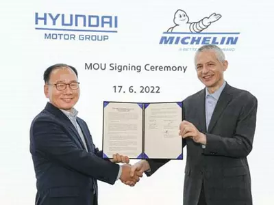 현대차, 미쉐린과 손 잡았다…“미래차 타어어 직접 제조”