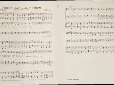 대한민국 애국가 악보 원본 나왔다