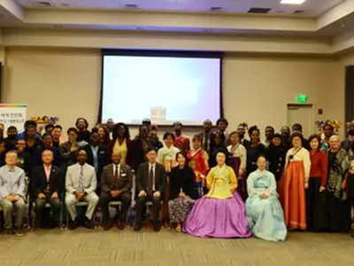 코윈 애틀랜타 대학에서 한국문화 알려