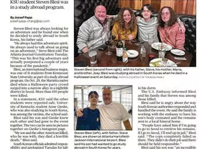 [이태원 참사] 대답 없는 케네소대 학생 아버지의 '사랑한다' 메시지