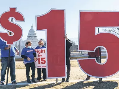 “최저임금 15달러 인상해야”