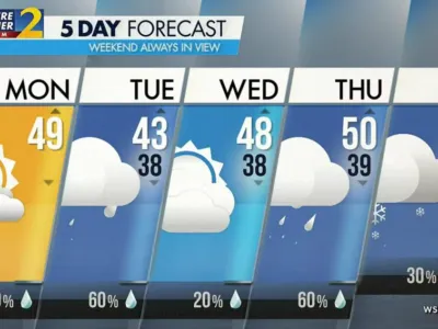 5년 만에 최강한파 성탄절 예보