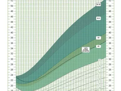 22년만에 아동 체질량 성장표 바꿔