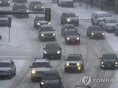 북부는 눈보라 치는데 동부는 일광욕…'극과 극' 미국의 겨울