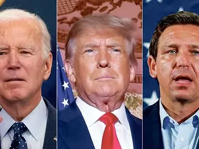 “바이든, 공화 양강 트럼프·디샌티스와 접전”