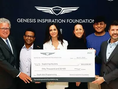 제네시스, 미술 교육 지원 위해 300만달러 기부