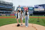 “소속 韓 선수도 없는데..” 에스파, MLB 뉴욕 양키 스타디움서 시구..글로벌 위상