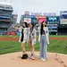 “소속 韓 선수도 없는데..” 에스파, MLB 뉴욕 양키 스타디움서 시구..글로벌 위상