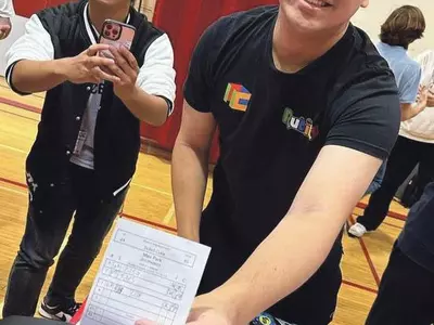 ‘3.13초의 기적’… 한인 루빅스 큐브 세계신기록