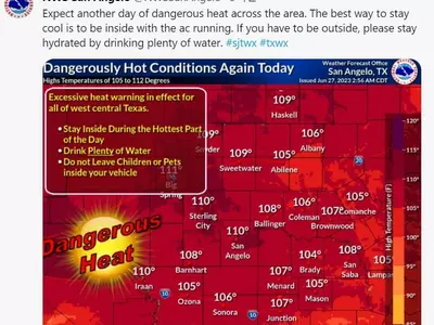 "데스밸리보다 더덥다"…텍사스 기상청, 연일 '살인더위' 경고