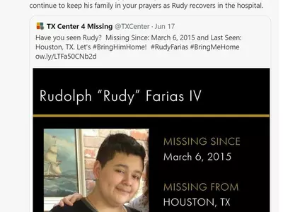 17세에 실종된 텍사스 남성, 8년만에 찾아…"학대당한 듯"