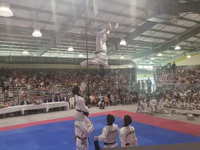 휴스턴서 한미동맹 70주년 기념 국기원 시범단 공연