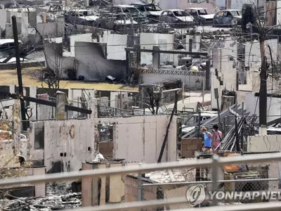 하와이 산불 사망자 96명으로 늘어…화재 7일째 계속돼