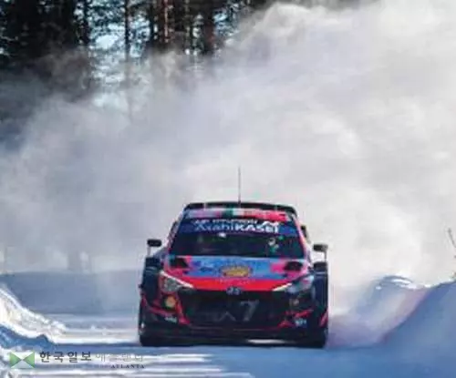 현대차 월드랠리팀, WRC 핀란드 북극 랠리서 1·3위