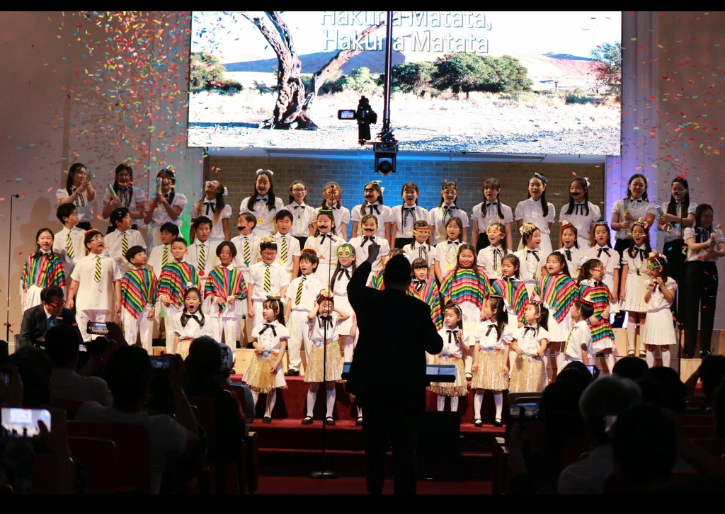 드림앤미라클 소년소녀합창단이 지난 5일 실로암한인교회에서 제5회 정기연주회를 갖고 있다.