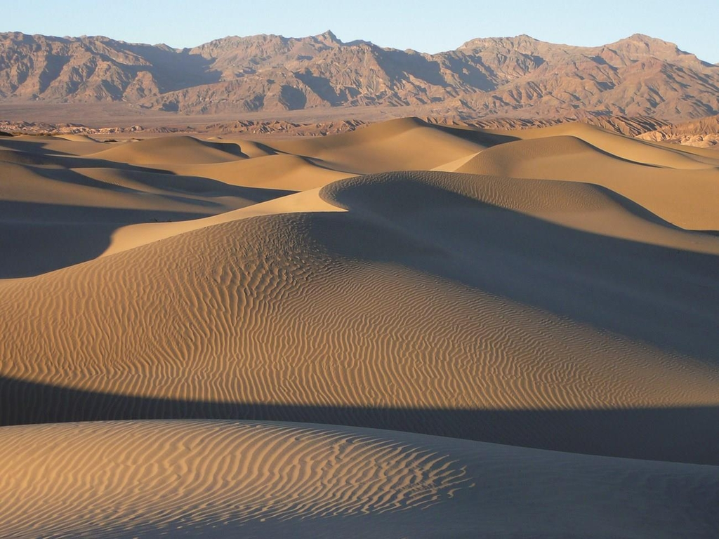 메스키테 플랫 샌드 듄스(Mesquite Flat Sand Dunes)[미국 국립공원관리소(NPS) 홈페이지 제공. 재판매 및 DB 금지]