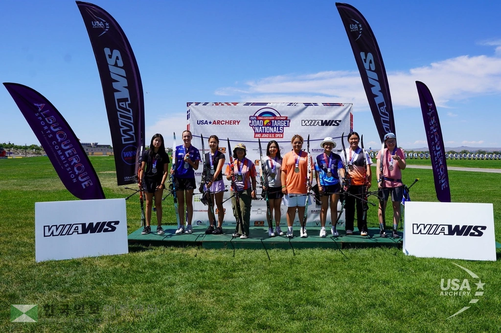 단체전 금메달을 획득한 최하윤 선수.