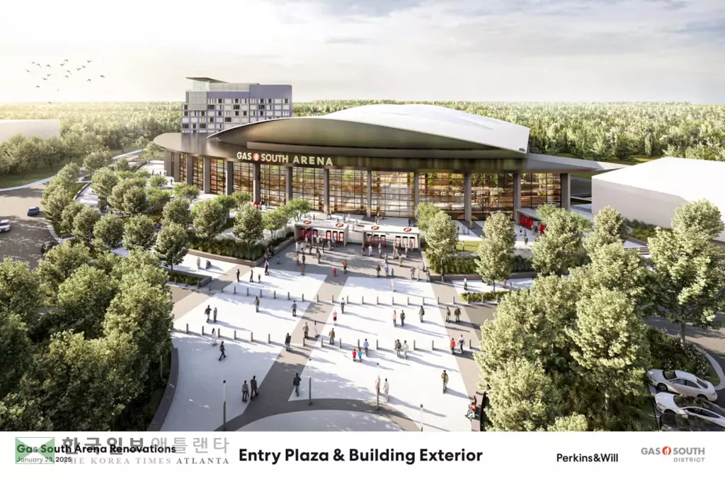 2026년 초부터  2년여 기간에 걸쳐 개스 사우스 아레나에 대한 대대적인 리노베이션이 진행된다. 리노베이션 조감도.<사진=개스 사우스 아레나 제공>