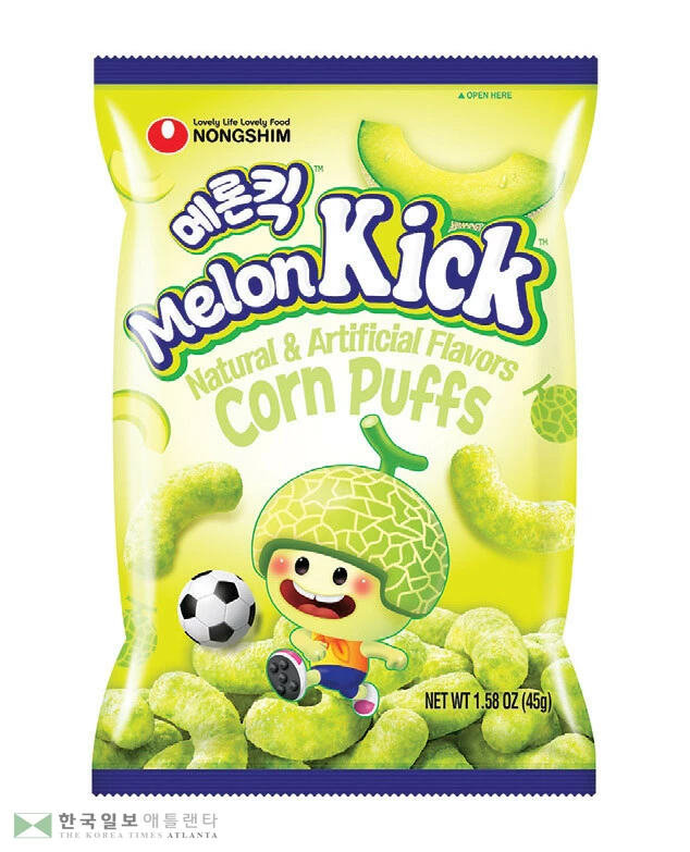  수출용 메론킥. [농심 제공/연합]