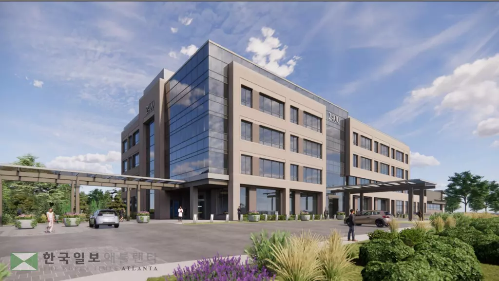 내년 말 완공을 목표로 공사가 시작된 노스사이드 포사이스 신축 의료동 조감도.<사진=노스사이드 포사이스 제공>