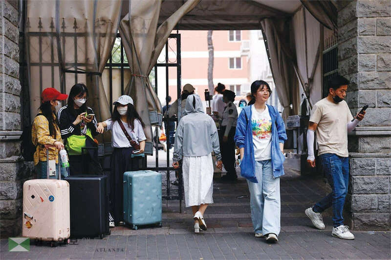  트럼프 대통령의 중국 유학생 대거 허용 발언에 일부 마가 지지자들 사이에서 반발이 나오고 있다. [로이터]
