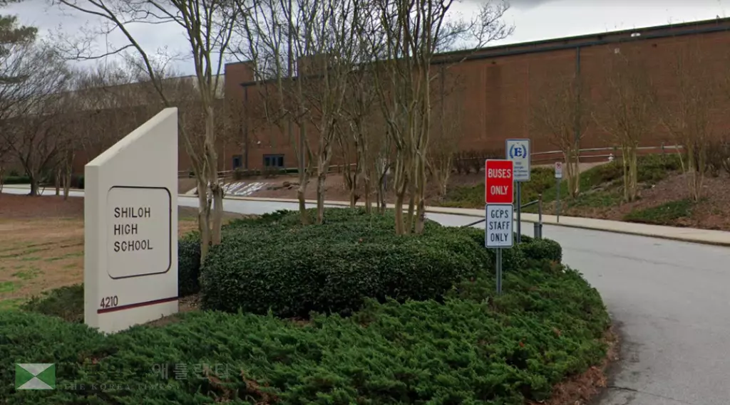 새 학기 들어 귀넷에서는 초등학교 화장실 총격사건에 이어 고교생이 동급생을 총으로 위협하는 일이 일어나는 등 총기 관련 사고가 잇따르고 있다. 사일로 고등학교 모습.<시잔=구글맵 캡쳐>